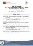 Base de donnees Base de donnees