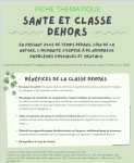 Santé et classe dehors Santé et classe dehors